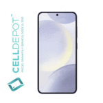 Samsung S24 Cobalt Violet Vista 360 - Imagen que resalta la frontal del S24 en tono Lila. Muestra con detalle la pantalla de vanguardia y el diseño elegante del dispositivo, destacando su atractivo color Lila y las características distintivas del S24.