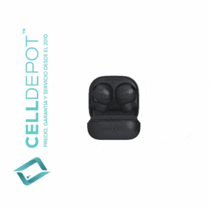 Samsung Buds Pro 2 Graphite Vista 360 - Imagen que resalta la frontal del Buds Pro 2 en tono Negro. Muestra con detalle la vanguardia y el diseño elegante del dispositivo, destacando su atractivo color Negro y las características distintivas del Buds Pro 2.