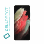 Samsung S21 Ultra Phantom Black Vista 360 - Imagen que resalta la frontal del S21 Ultra en tono Negro. Muestra con detalle la pantalla de vanguardia y el diseño elegante del dispositivo, destacando su atractivo color Negro y las características distintivas del S21 Ultra.