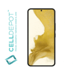 Samsung S22 Phantom Black Vista 360 - Imagen que resalta la frontal del S22 en tono Negro. Muestra con detalle la pantalla de vanguardia y el diseño elegante del dispositivo, destacando su atractivo color Negro y las características distintivas del S22.