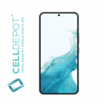 Samsung S22 Sky Blue Vista 360 - Imagen que resalta la frontal del S22 en tono Azul. Muestra con detalle la pantalla de vanguardia y el diseño elegante del dispositivo, destacando su atractivo color Azul y las características distintivas del S22.